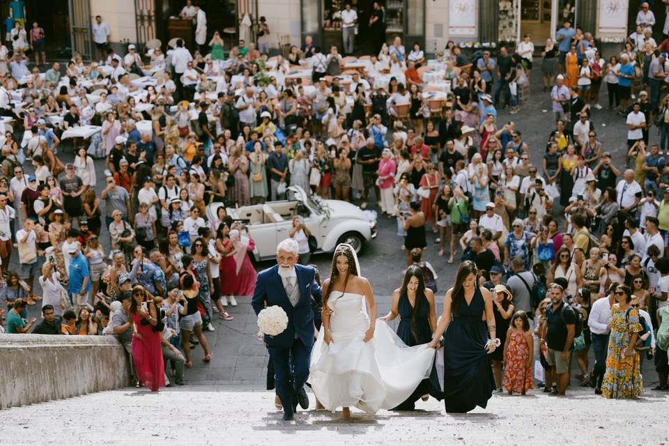 Sposa e padre, Duomo di Amalfi