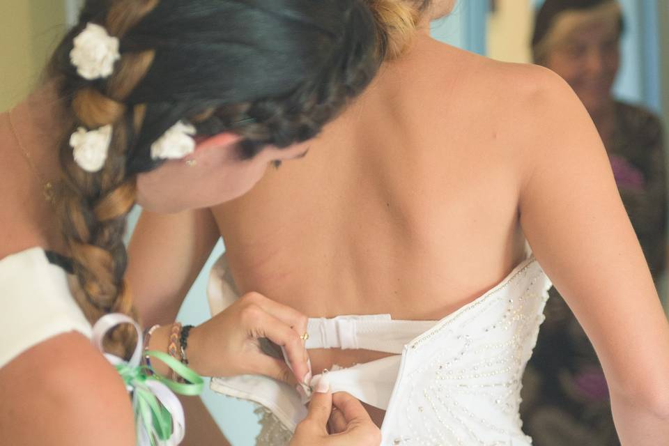 Preparazione sposa