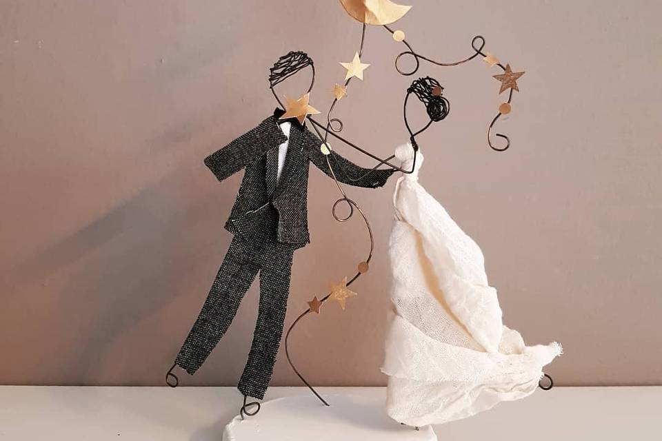 Cake topper DANCING UNDER THE