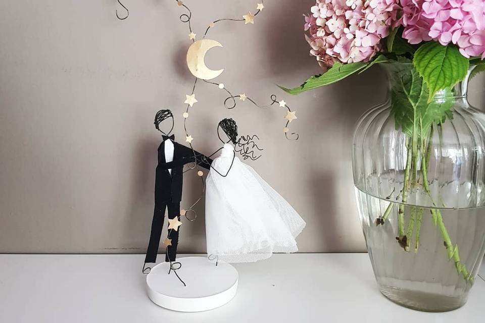 Cake topper ERA SCRITTO NELLE