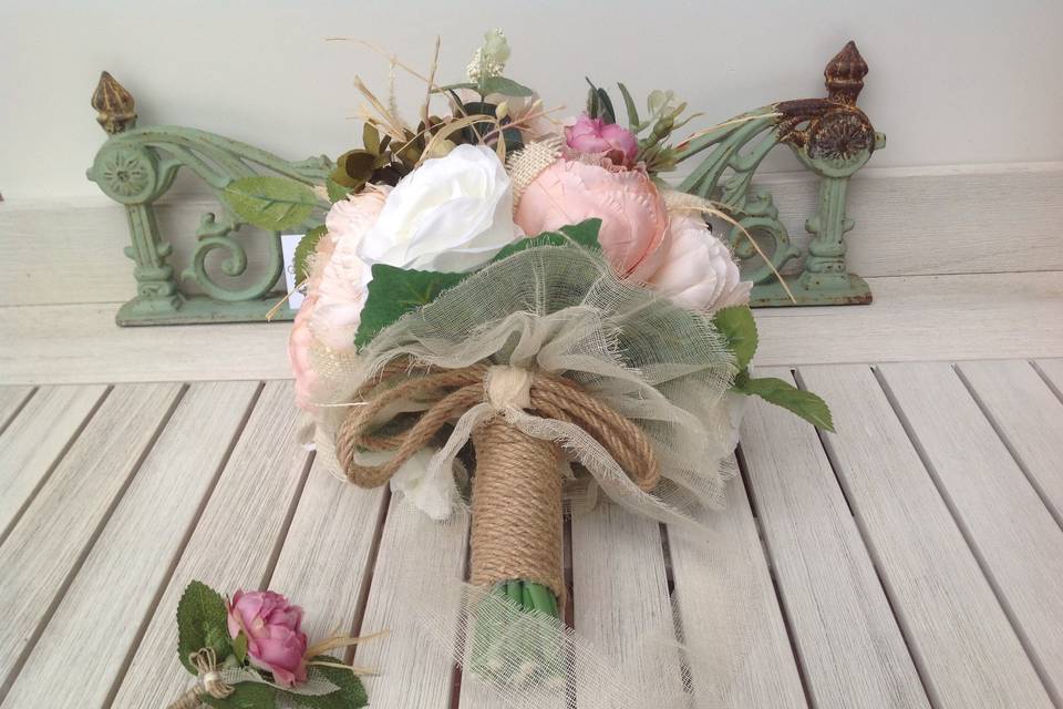 Bouquet boho chic