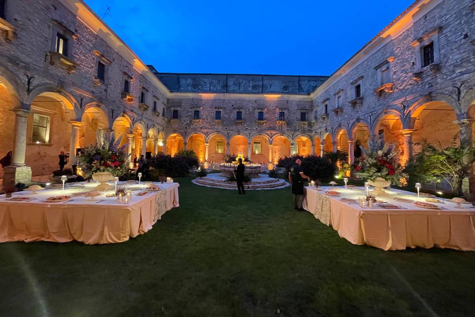 Buffet chiostro prato