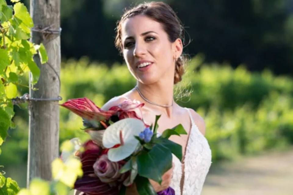 Gloria e il suo bouquet cesena