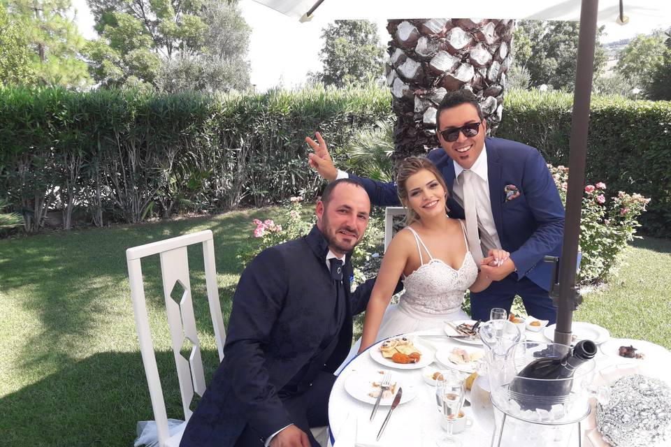 Wedding in giardino