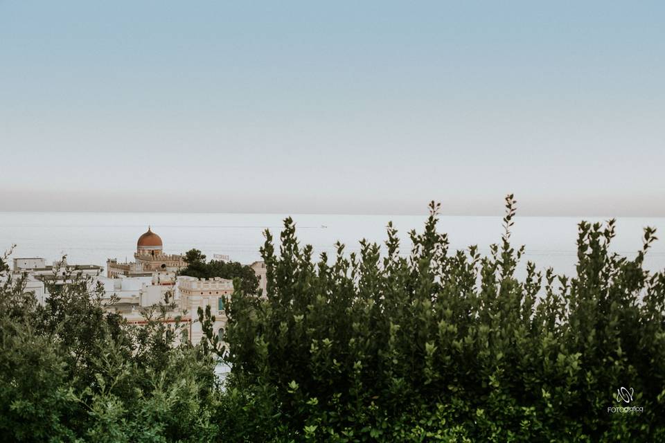 Panorama cala dei balcani