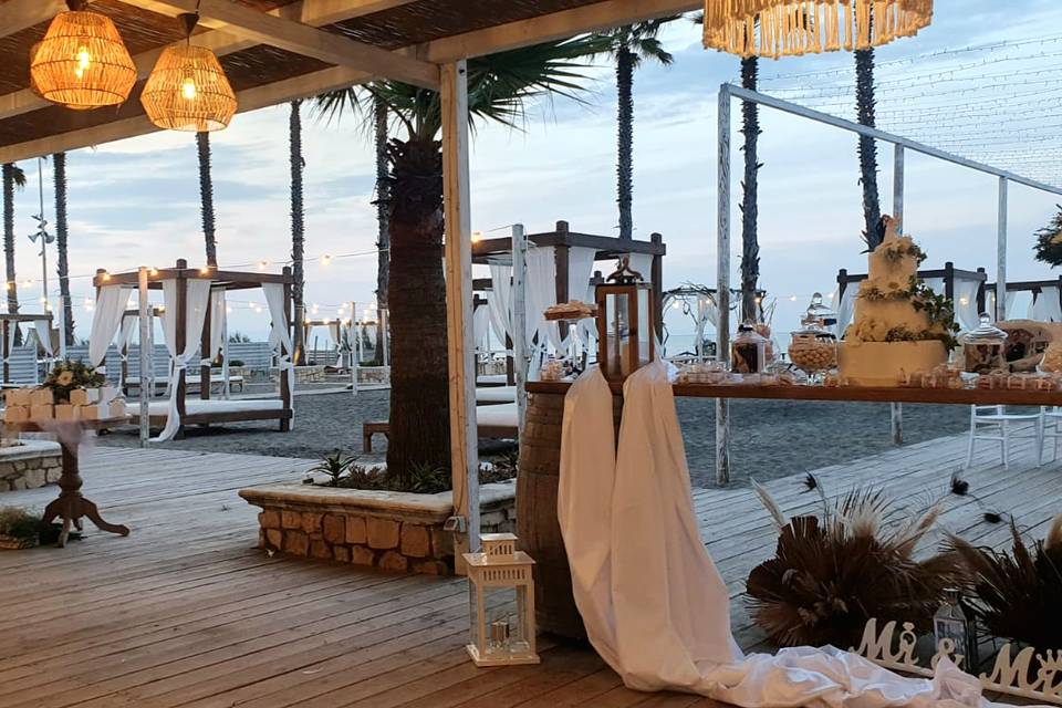 Matrimonio al tramonto