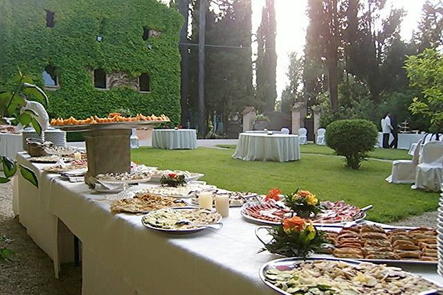 I nostri buffet in giardino