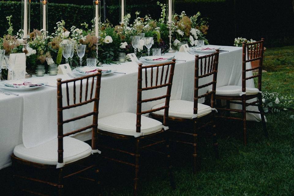 Table set up