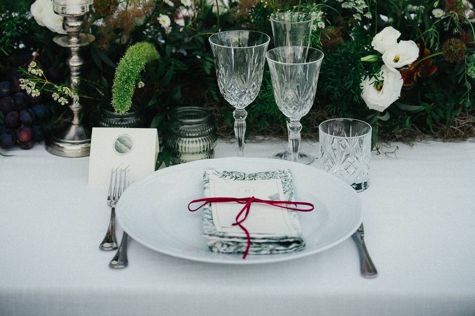Table set up