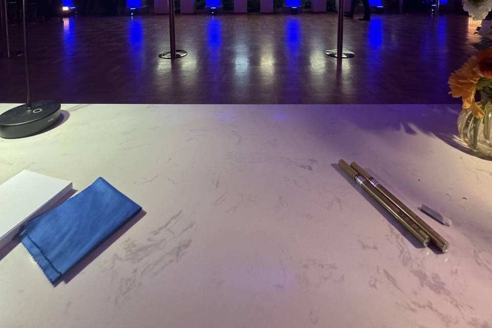 Live calligraphy