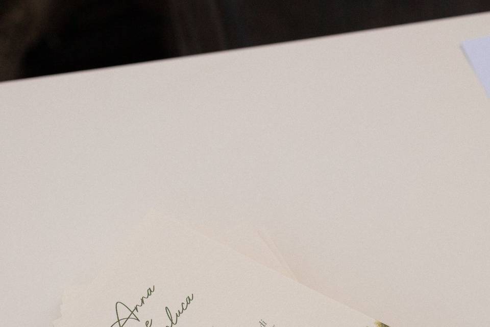 Cartolina per calligrafia
