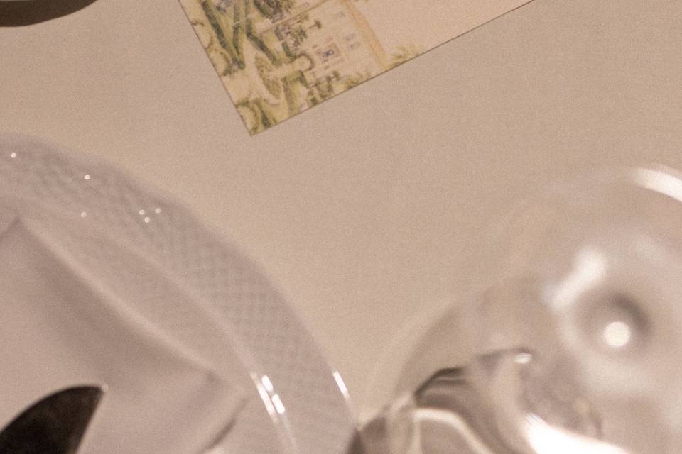 Menù al tavolo illustrato