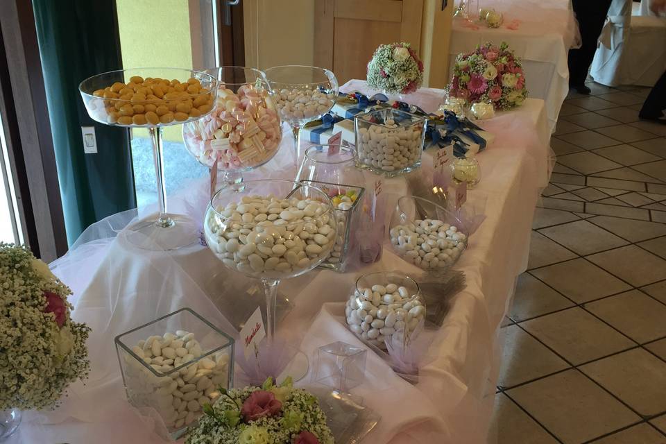 Tavolo per confettata