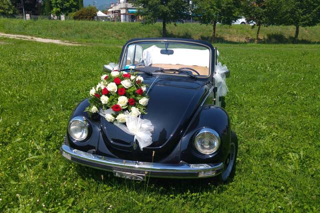 Maggiolone d'epoca matrimonio