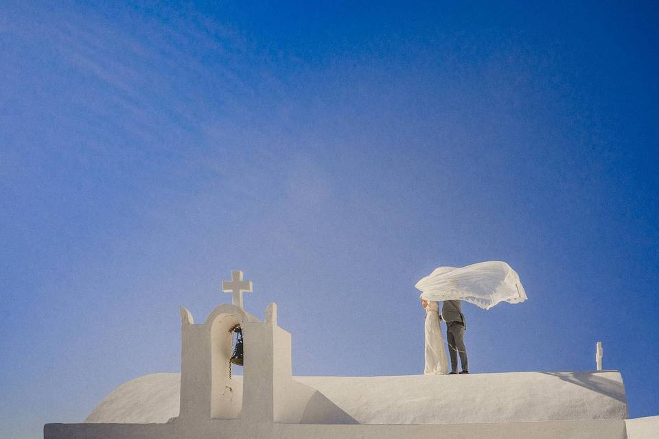 Santorini luxury wedding