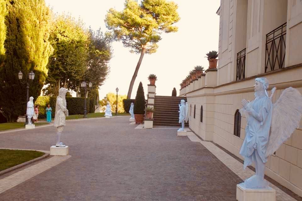 statue viventi napoli