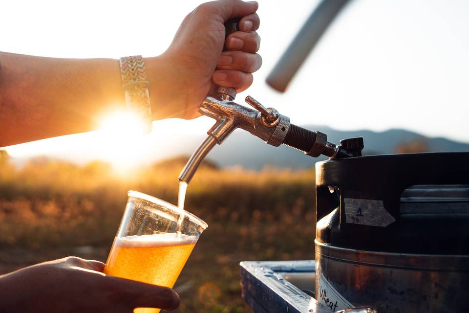 The beer tap