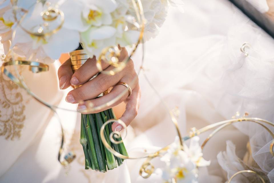 Matrimonio dettaglio bouquet