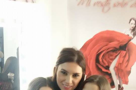 Con Greta e Giorgia Berti