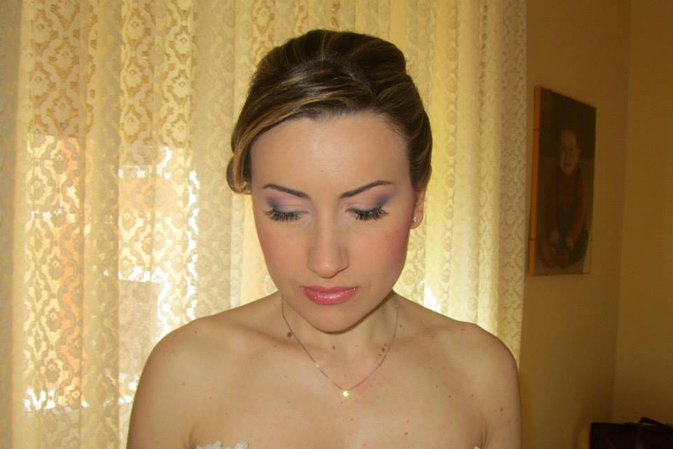 Make-up Sposa Rosa e Glicine