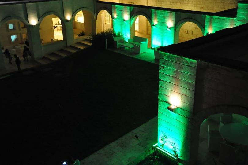 Illuminazione verde