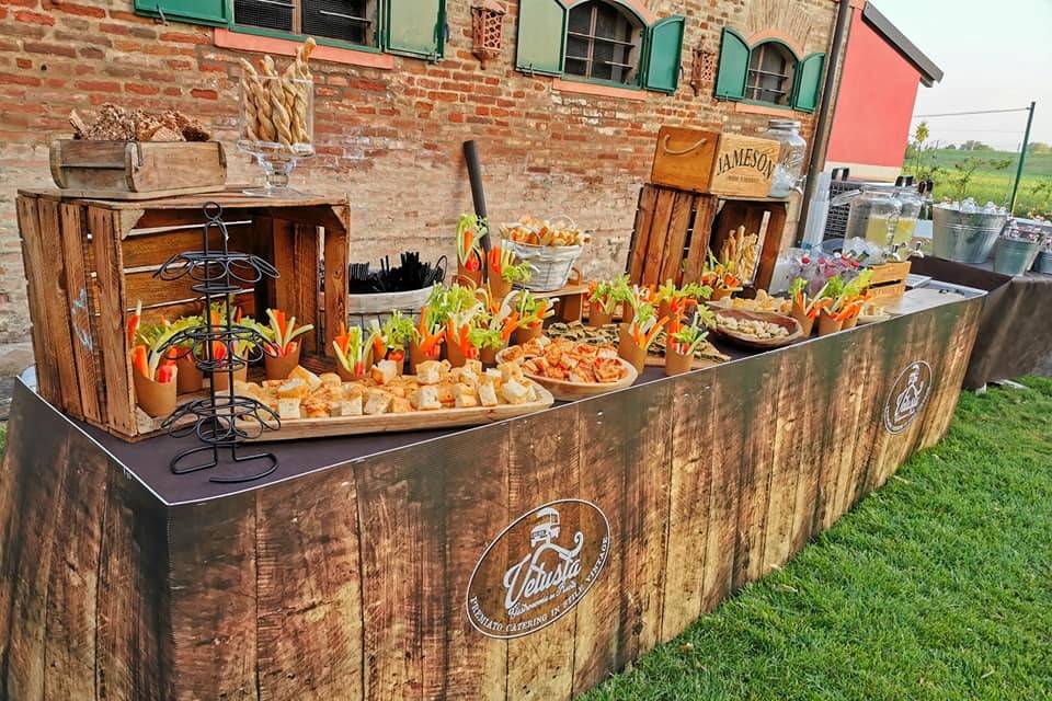 Matrimonio vintage street food