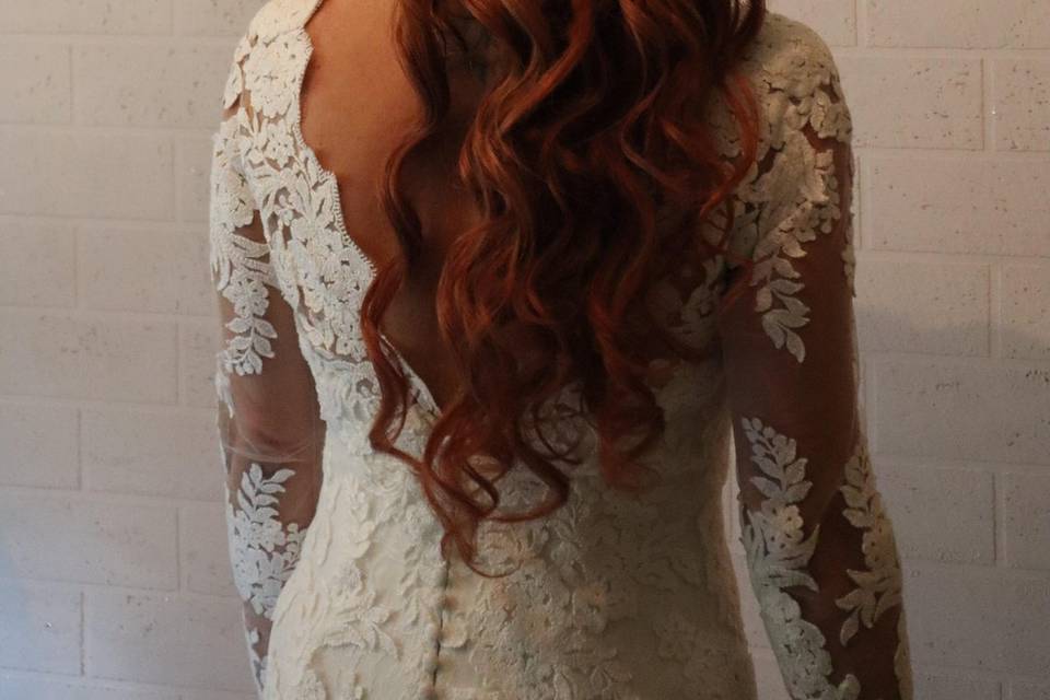 Capelli sciolti sposa