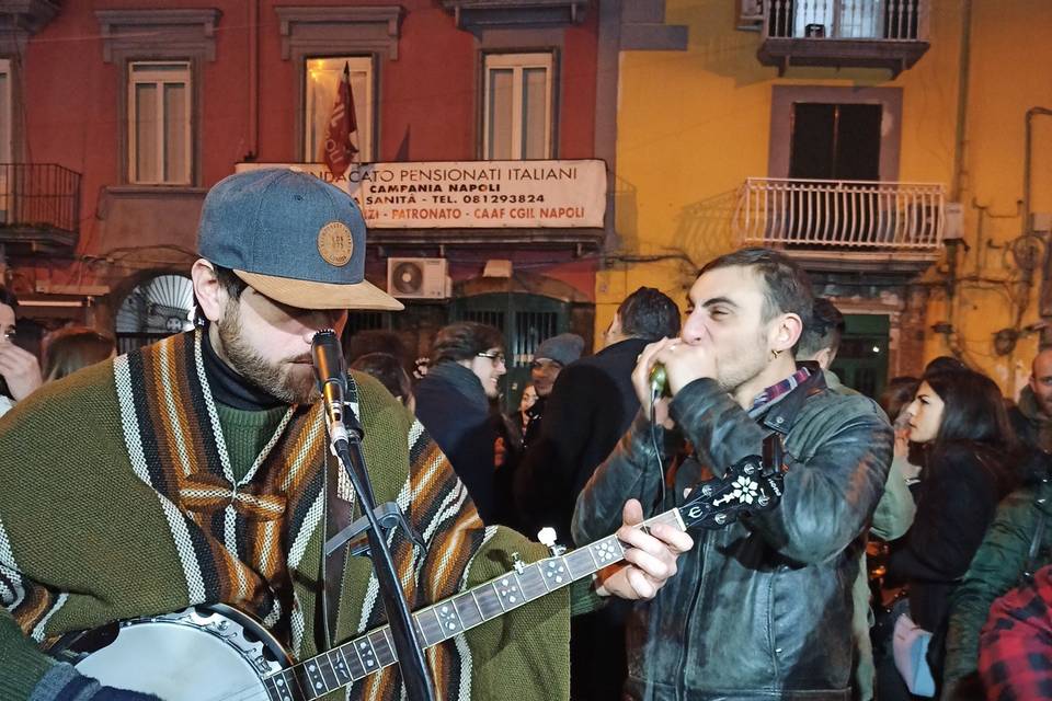 Banjo e armonica