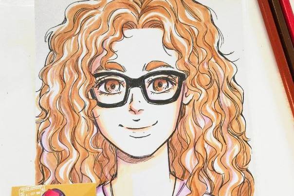 Ritratto stile manga