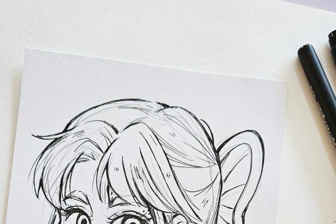 Ritratto stile manga