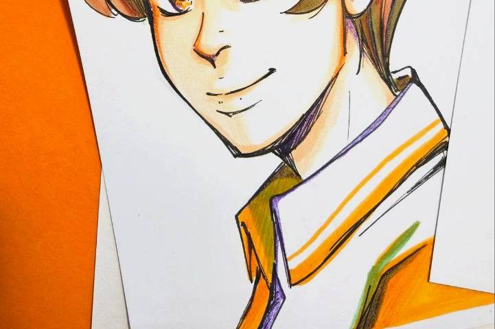 Ritratto stile manga
