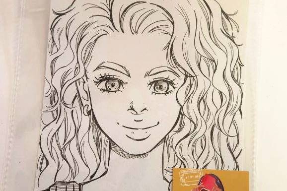 Ritratto stile manga