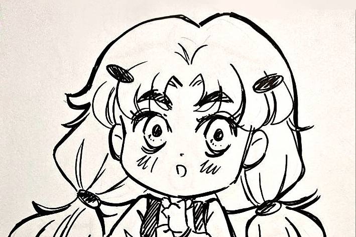 Ritratto stile manga