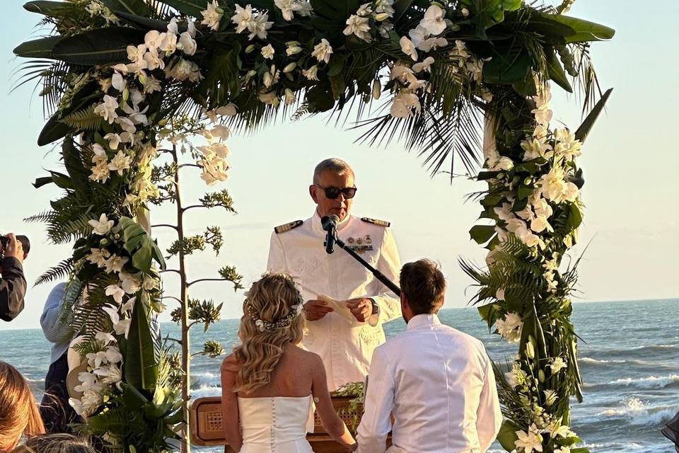 Matrimonio vista mare