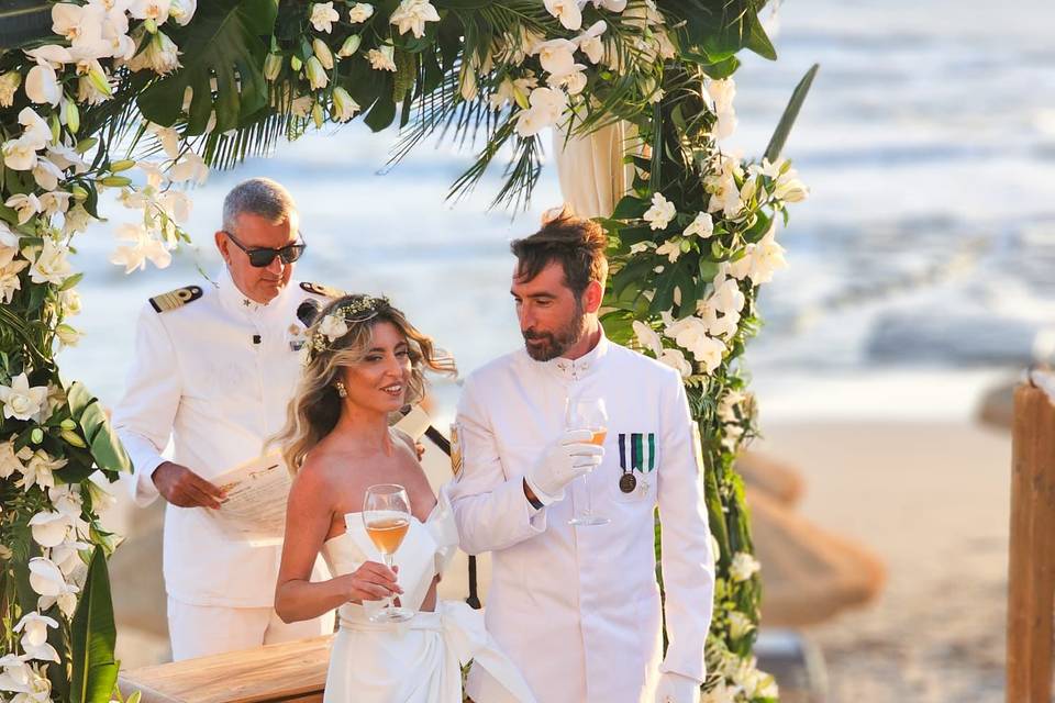 Matrimonio vista mare