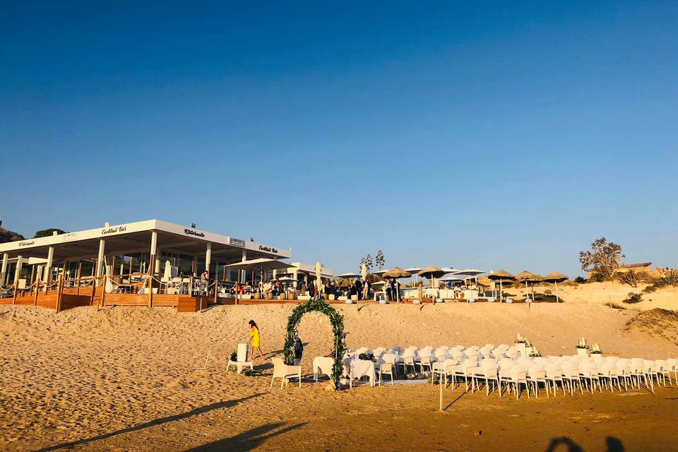 Cerimonia in spiaggia