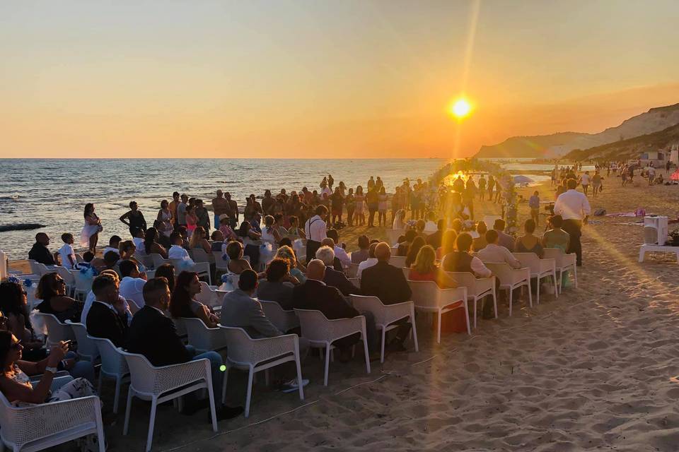Cerimonia in spiaggia