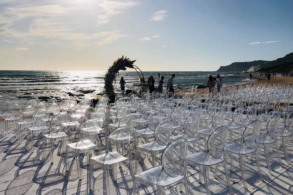 Cerimonia in spiaggia