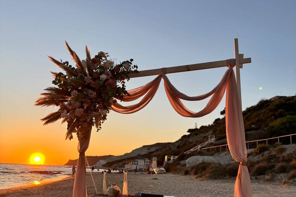 Cerimonia in spiaggia