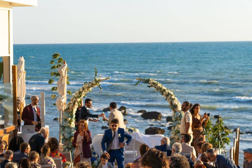 Cerimonia in terrazza