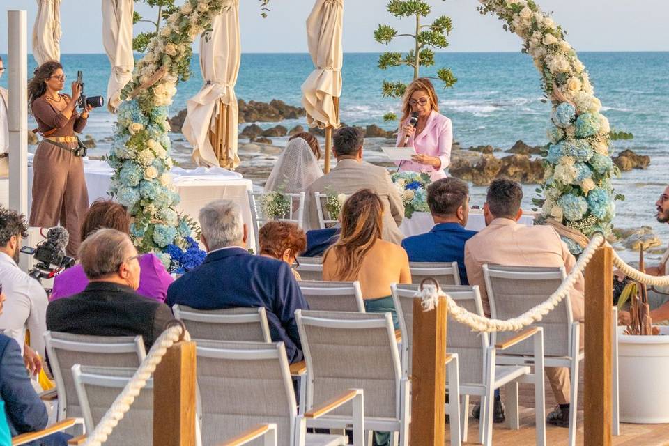 Cerimonia in terrazza