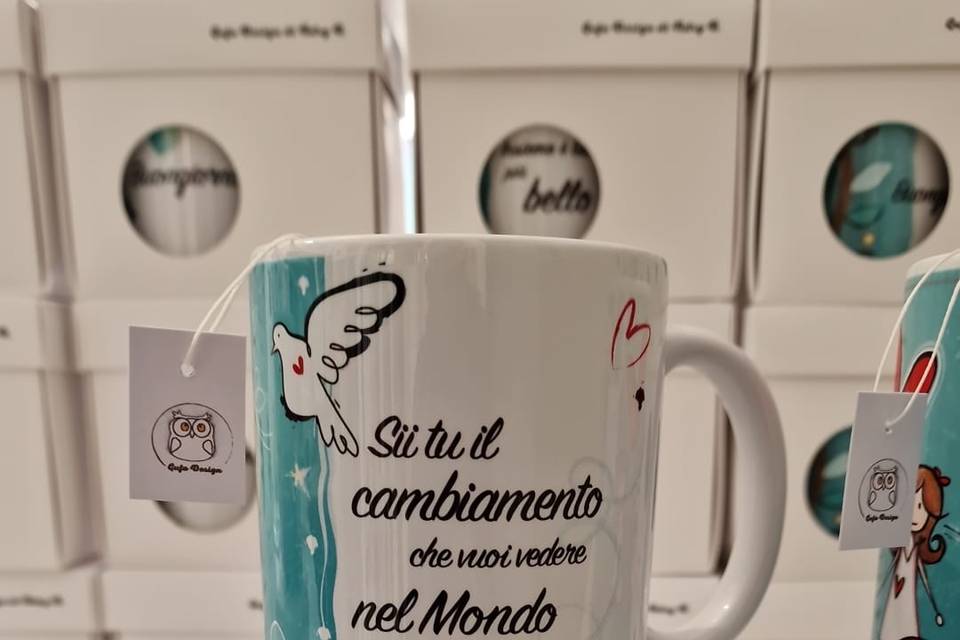 Tazza d’autore ceramica certif