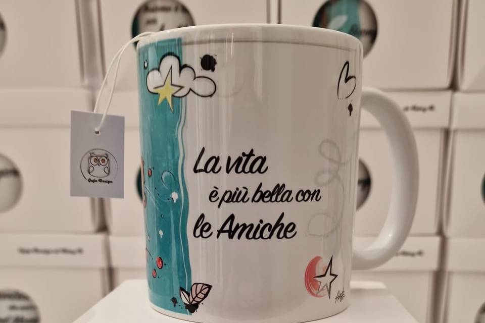 Tazza d’autore ceramica certif