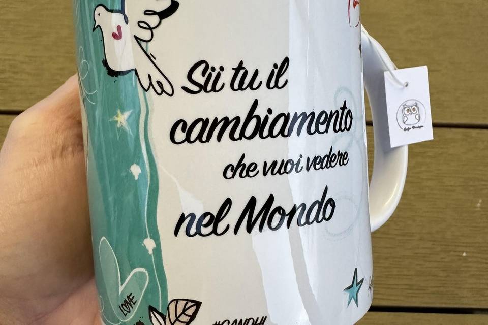 Tazza d’autore ceramica certif