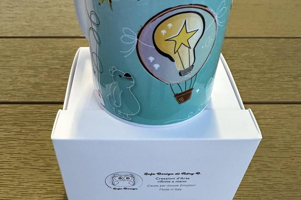 Tazza d’autore ceramica certif
