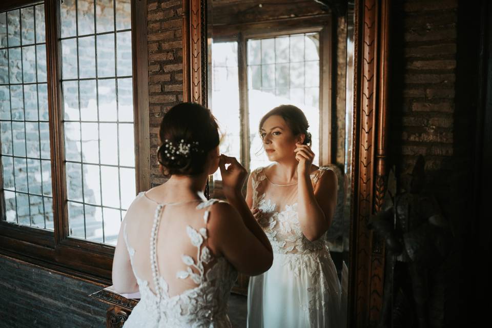 Preparazione sposa