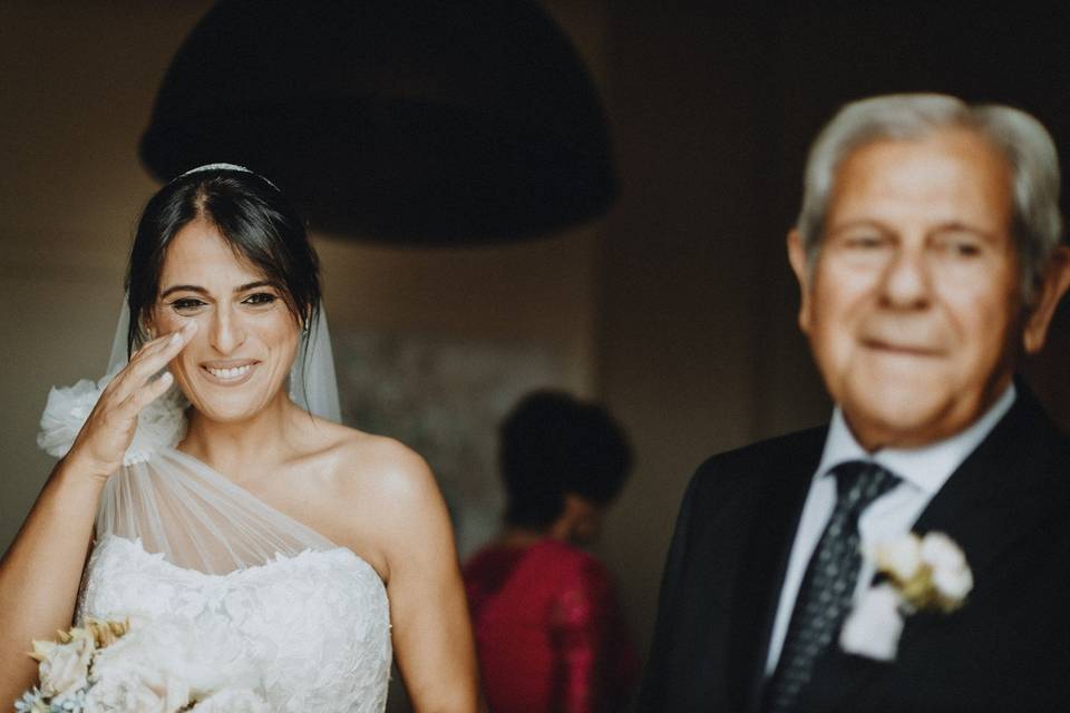 Sposa con papà