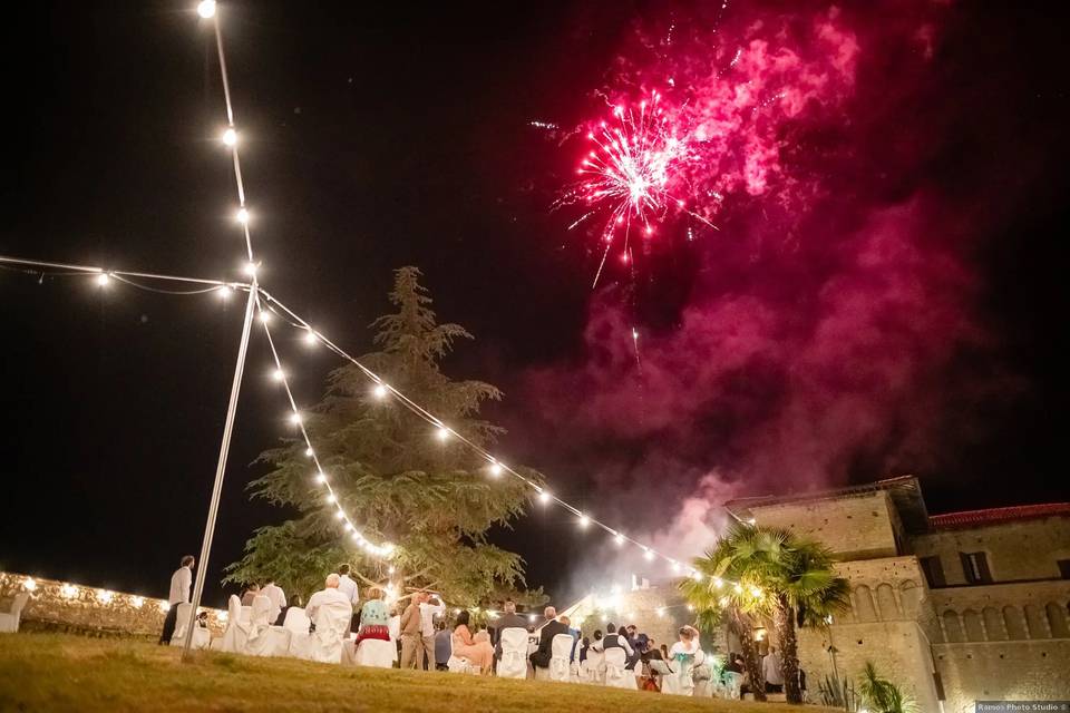 Fuochi d'artificio cena