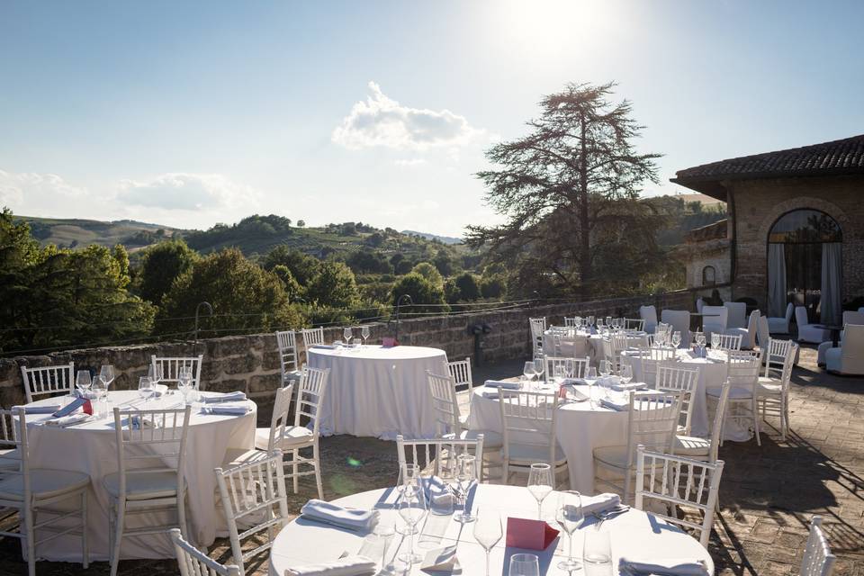 Cena in terrazza