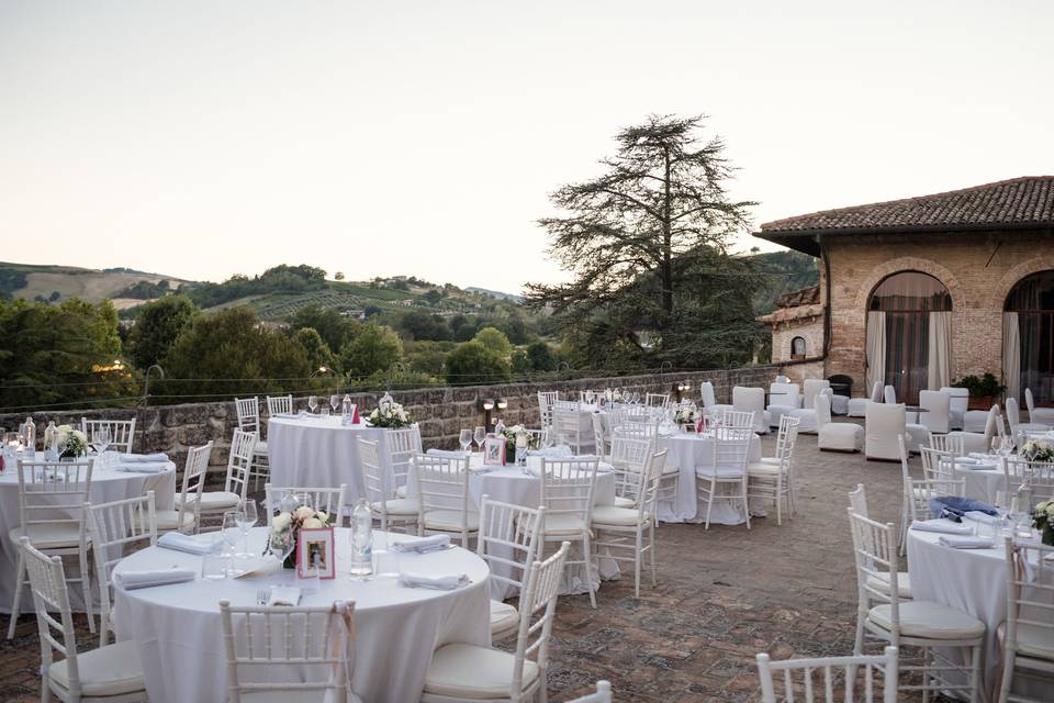 Cena in terrazza